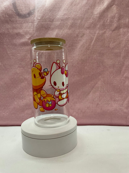 Hello Kitty and Winne the Pooh Cup