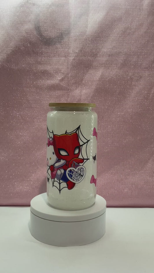 Hello Kitty & Spidey Snowglobe